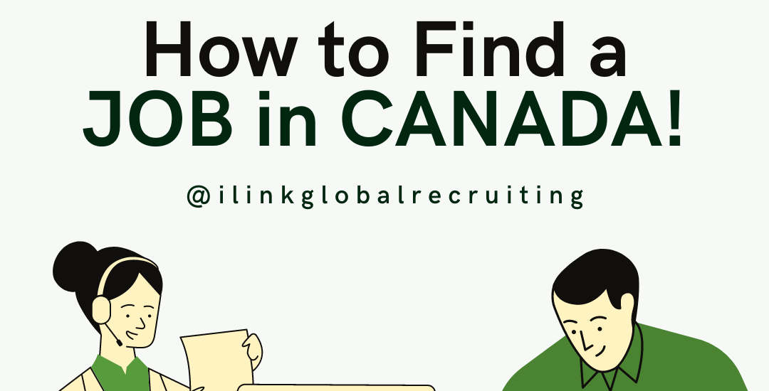 how to find a job in canada