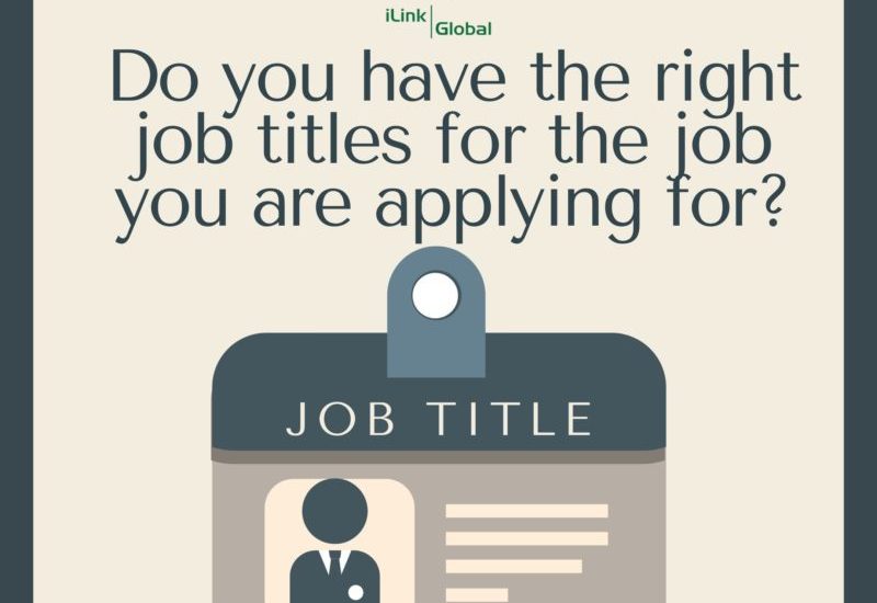Do You Have the Right Job Titles for the Job You are Applying for?