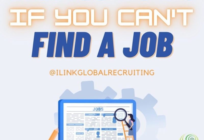 What You Can Do If You Can’t Find A Job